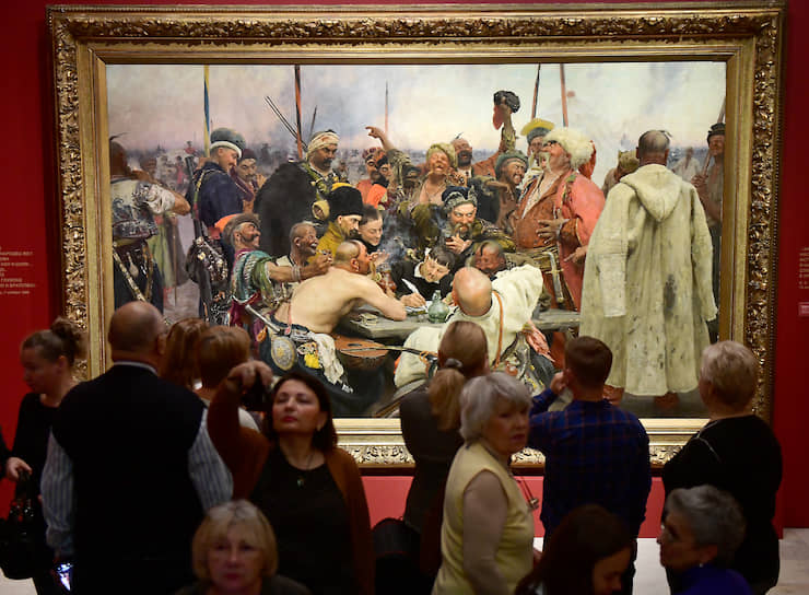 В Петербург приехали почти те же работы, что были на выставке в Москве, но Репин Русского музея совсем иной, чем Репин Третьяковки