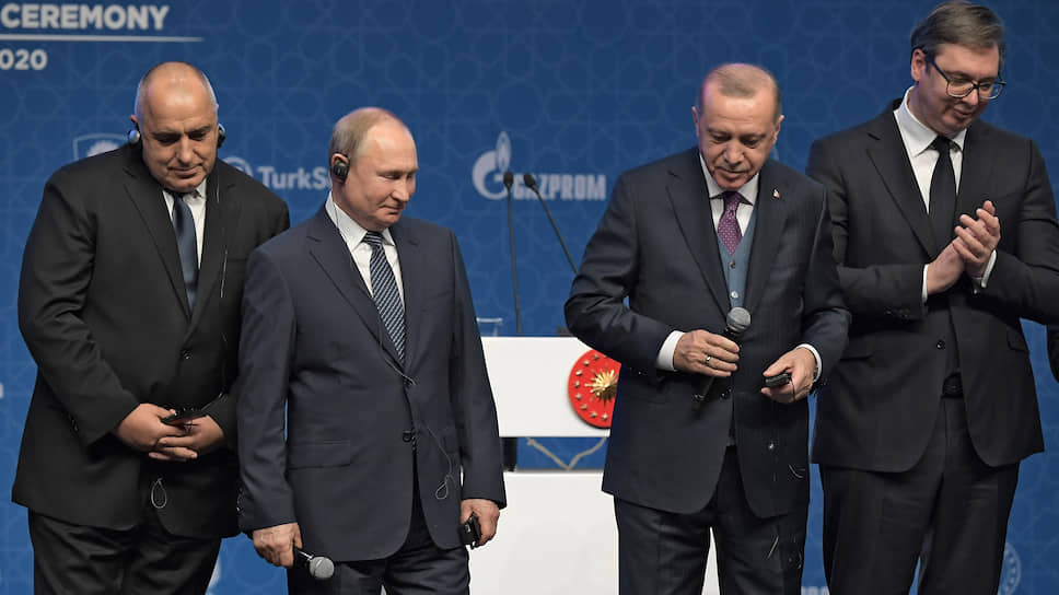 Как четыре лидера открывали «Турецкий поток»