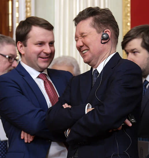 Глава «Газпрома» Алексей Миллер (справа) уверен, что с «Северным потоком-2» все будет очень хорошо