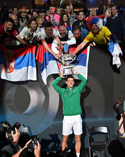 Восьмая победа Новака Джоковича на Открытом чемпионате Австралии стала для него уже 17-м триумфом на турнирах Большого шлема