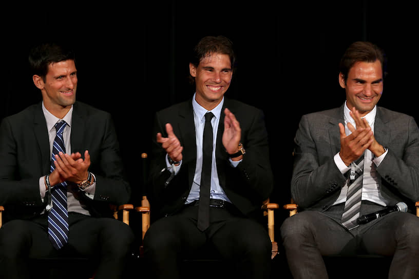 Теннисные суперзвезды Новак Джокович, Рафаэль Надаль и Роджер Федерер предложили своим коллегам перечислять деньги мало зарабатывающим игрокам