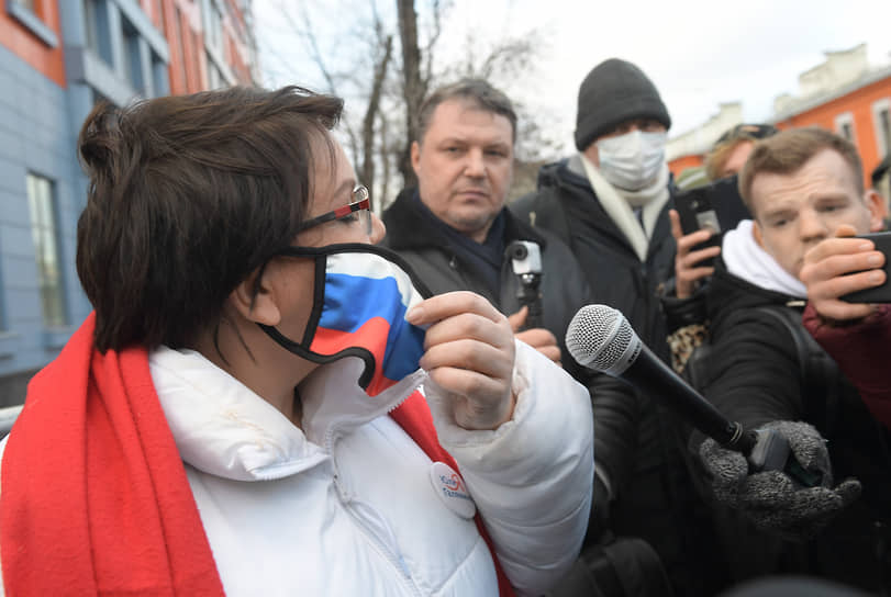 Оглашение приговора муниципальному депутату Тимирязевского района Юлии Галяминой, обвиняемой в нарушении правил организации митингов
