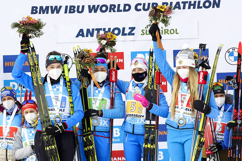 Первая в сезоне победа российской женской биатлонной команды была одержана благодаря классному выступлению абсолютно всех спортсменок из эстафетной четверки