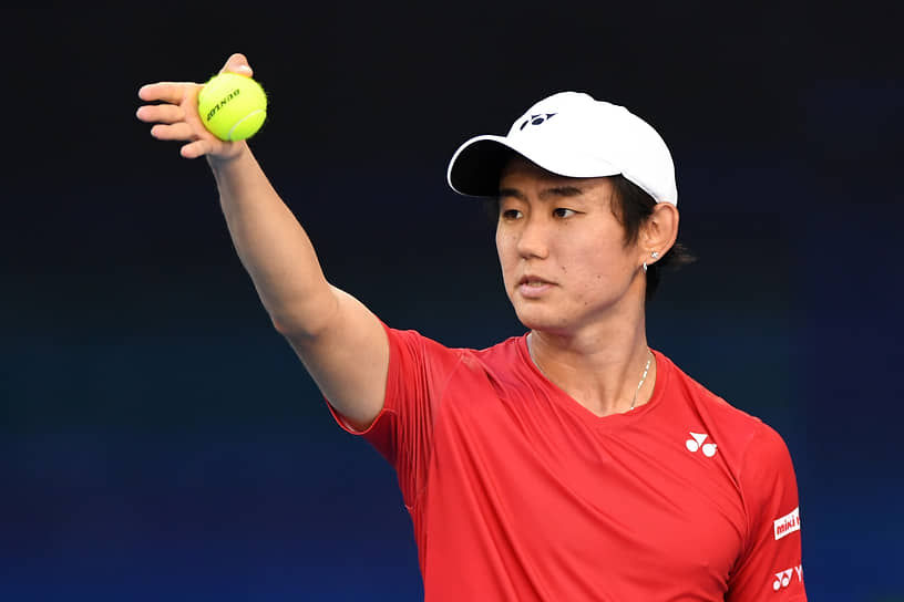 Японский теннисист Ёсихито Нисиока