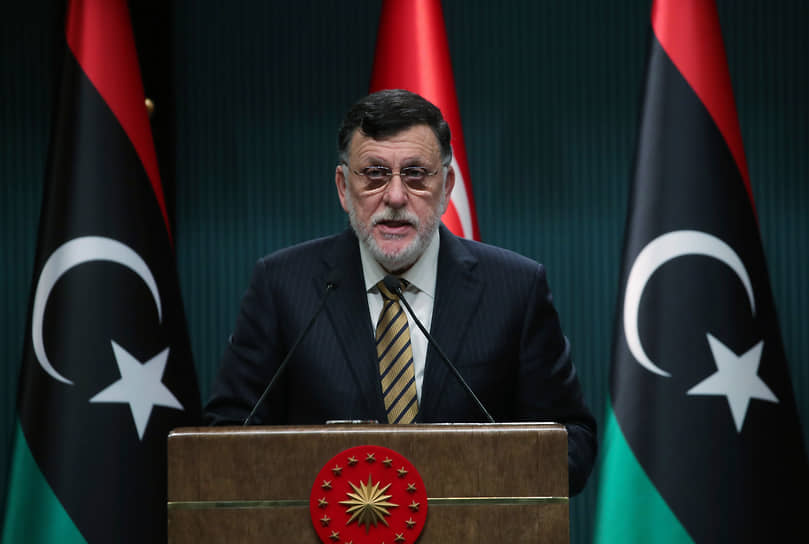Глава Правительства национального согласия Ливии Файез Саррадж