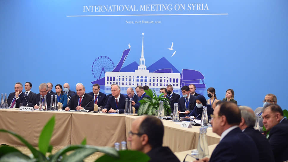Представители российской делегации на XV Международной встрече по Сирии в «астанинском формате»