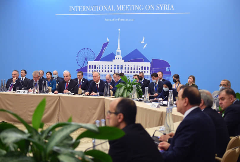 Представители российской делегации на XV Международной встрече по Сирии в «астанинском формате»