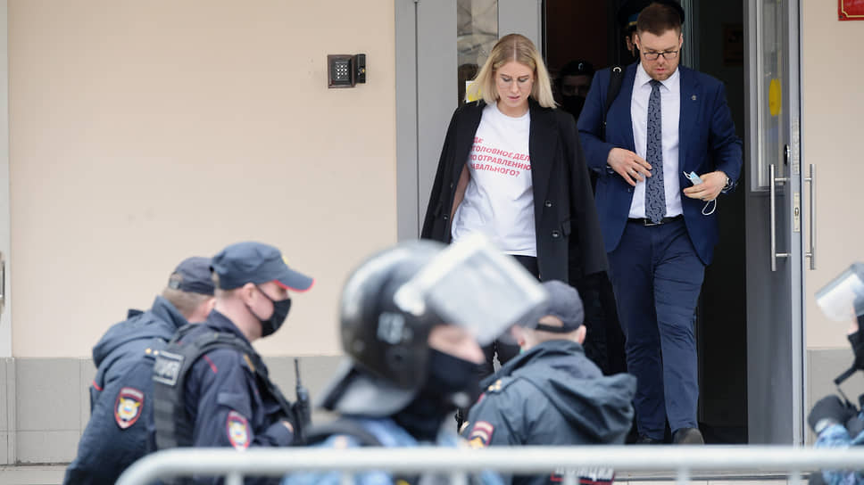 Соратница оппозиционера Алексея Навального Любовь Соболь