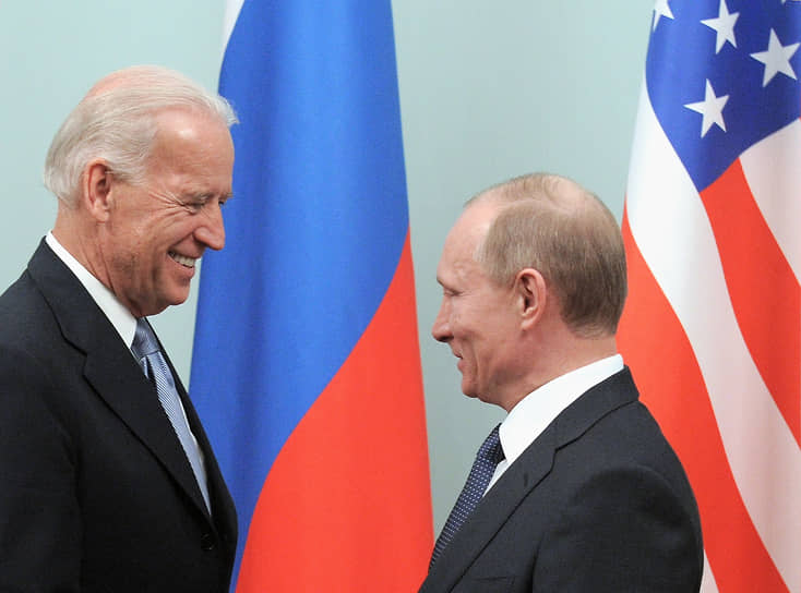 Президент США Джозеф Байден и президент России Владимир Путин
