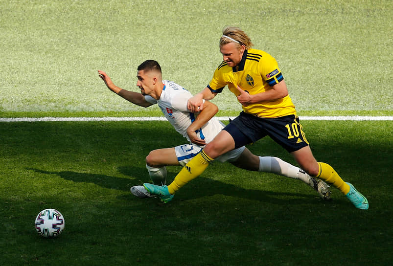 Матч между Швецией и Словакией