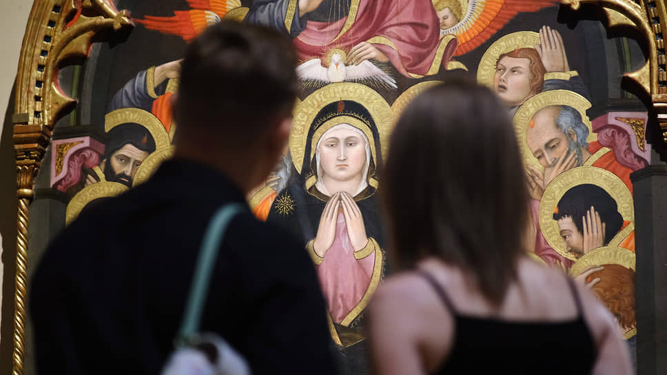 Впервые посетители Эрмитажа лицом к лицу встретились с сокровищами знаменитого музея в Перудже