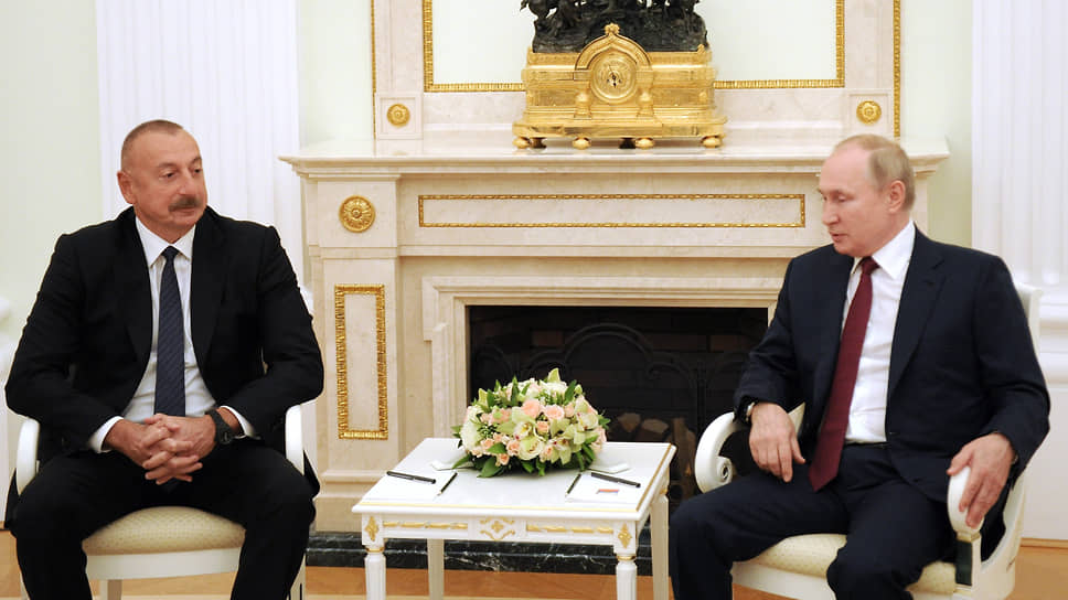 Ильхам Алиев поделился с Владимиром Путиным своей обеспокоенностью вмешательством ЕС в армяно-азербайджанский конфликт