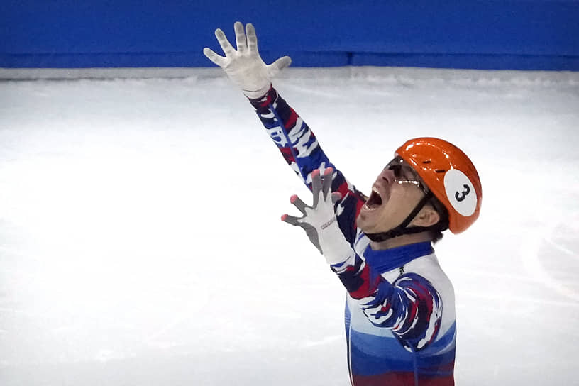 Российский конькобежец Семен Елистратов