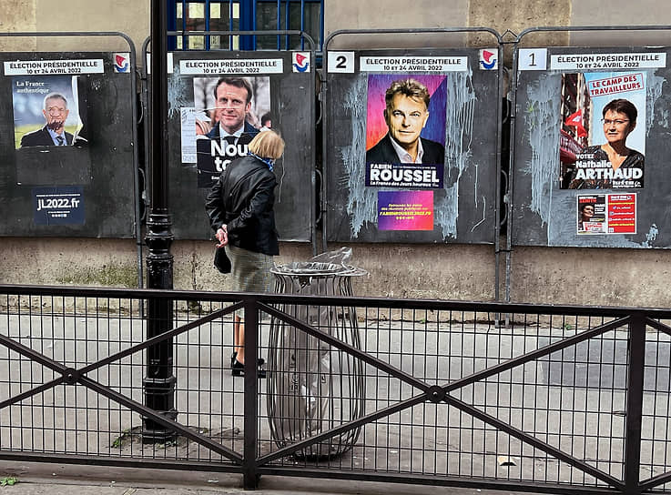 На этой неделе на улицах Парижа появились официальные предвыборные плакаты. Их 12, и все почти одинаковы: большой портрет, громкий слоган и интернет-адрес, по которому можно больше узнать про кандидата