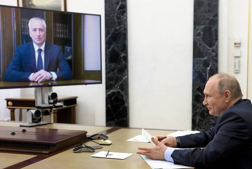 Владимир Мазур в отличие от коллег не сделал ни одной ошибки за встречу с Владимиром Путиным
