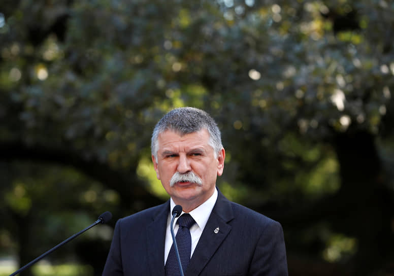 Speaker of the Hungarian Parliament László Köver