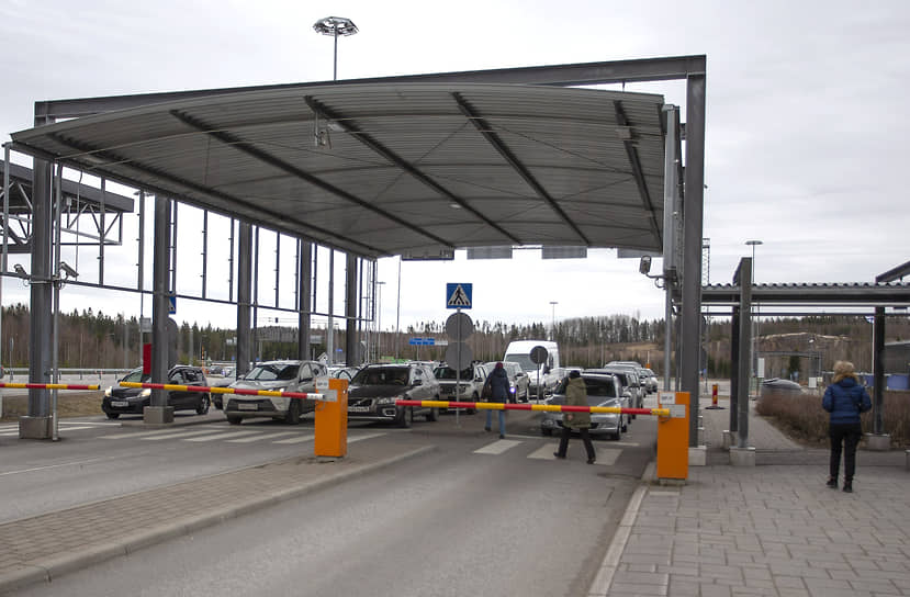Пограничный переход Нуйямаа на российско-финской границе
