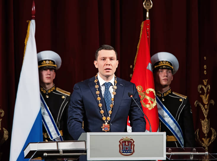 Церемония инаугурации избранного губернатора Калининградской области Антона Алиханова