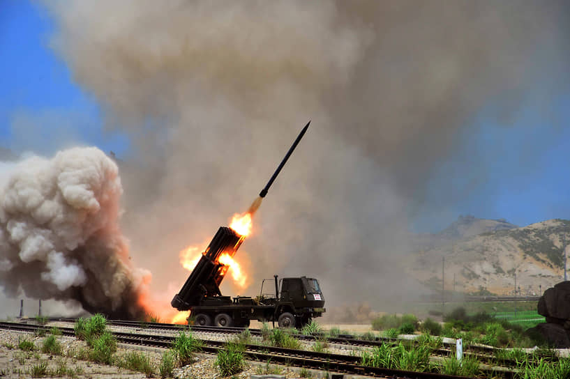 Запуск ракеты армией КНДР (июль 2014 года)