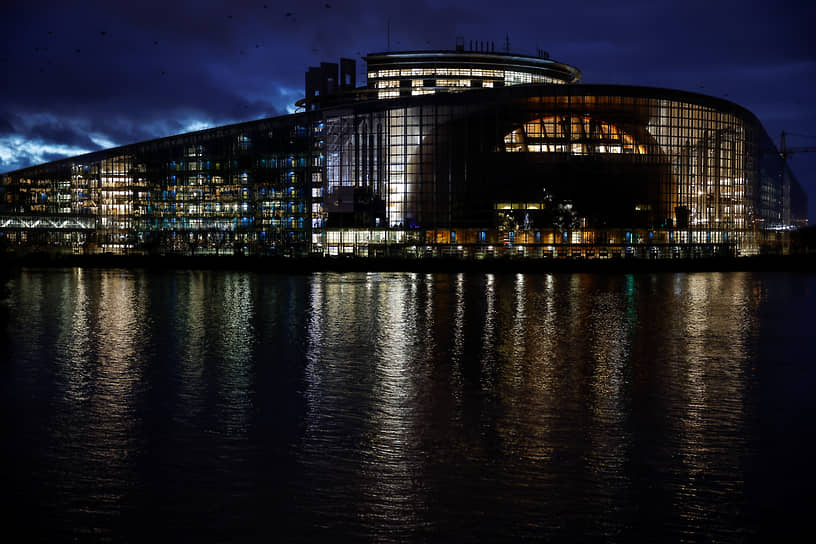 Здание Европарламента в Страсбурге, Франция