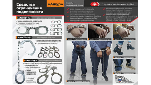 Не все в Ажуре // МВД отказалось от кандалов при перевозке женщин и несовершеннолетних
