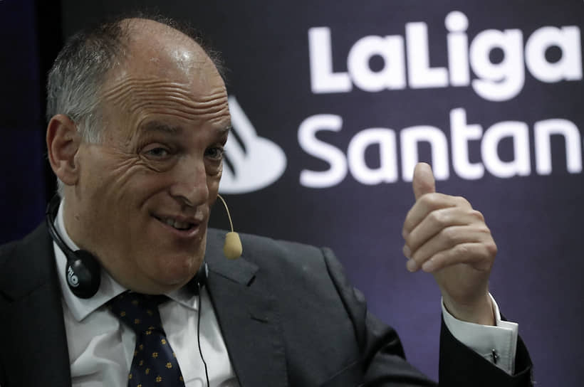 Президент La Liga Хавьер Тебас: «По сути, клубы АПЛ финансируются их владельцами, располагающими неограниченными финансовыми возможностями, и это ведет к перекосам на рынке»