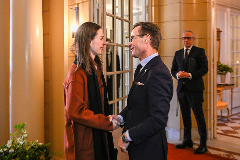 Премьер Швеции Ульф Кристерссон может быть доволен итогами визита своей финской коллеги Санны Марин: она не раз повторила, что две страны должны вместе идти в НАТО