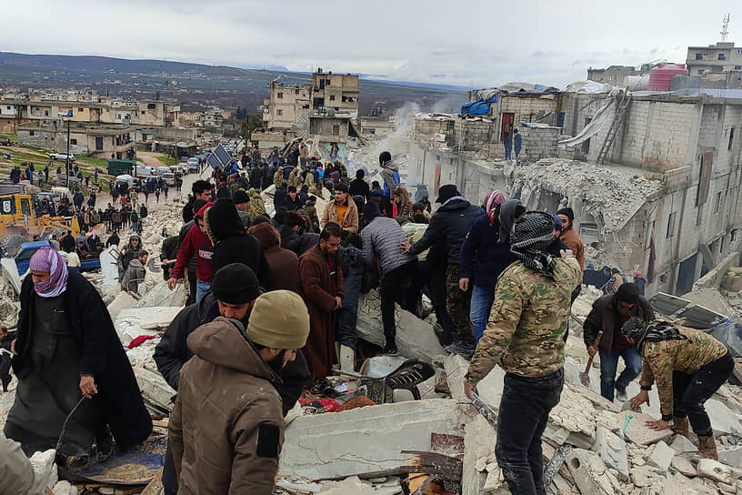 Международные организации бьют тревогу: помочь всем пострадавшим в результате землетрясения в Сирии (на фото) и Турции будет крайне сложно
