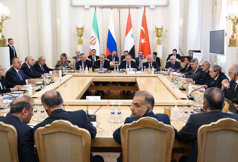 Четырехсторонняя встреча министров иностранных дел  России, Ирана, Сирии и Турции