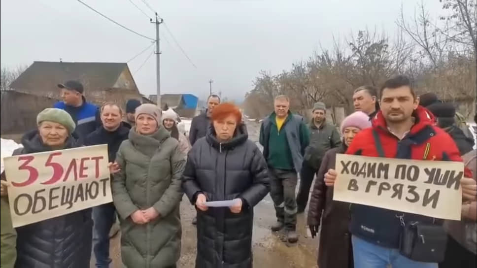 Фрагмент из видео-обращения Нины Кривощековой президенту