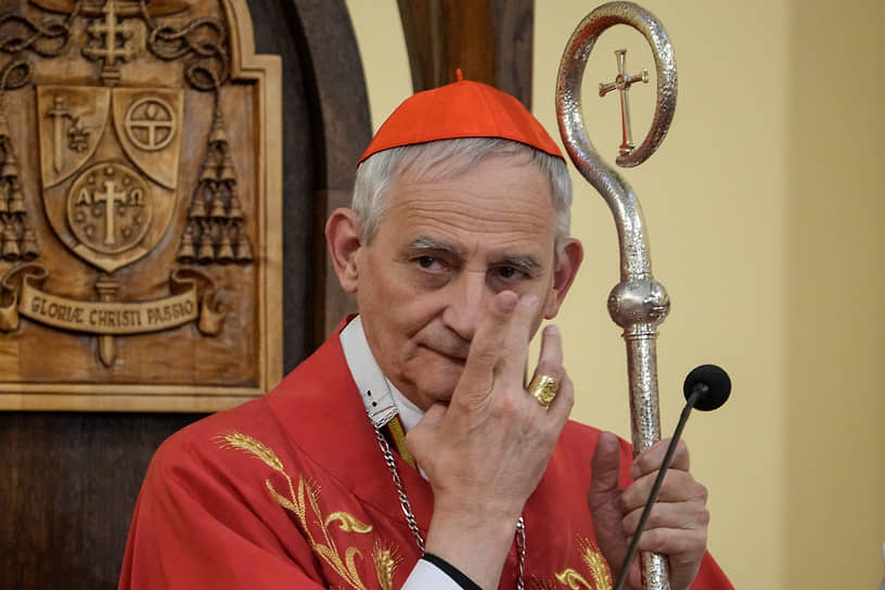 Посланник папы римского по украинскому урегулированию, председатель Конфедерации итальянских епископов кардинал Маттео Дзуппи