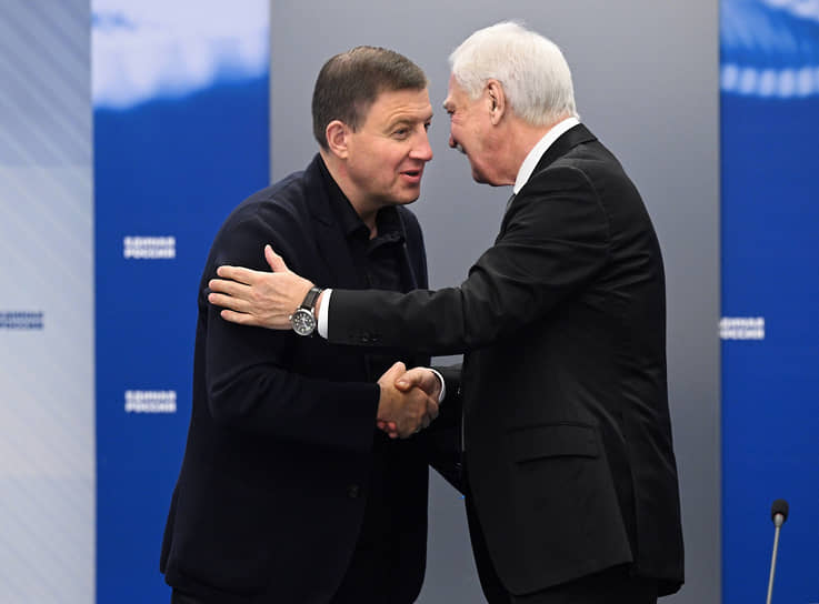 Андрей Турчак (слева) и Борис Грызлов уверены, что успех единороссов на региональных выборах-2023 обеспечит их кандидату уверенную победу и на президентских выборах-2024