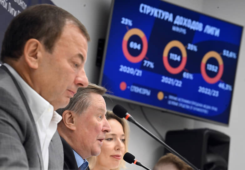 Почетный президент Единой лиги ВТБ Сергей Иванов (в центре) рад серьезному увеличению бюджета структуры