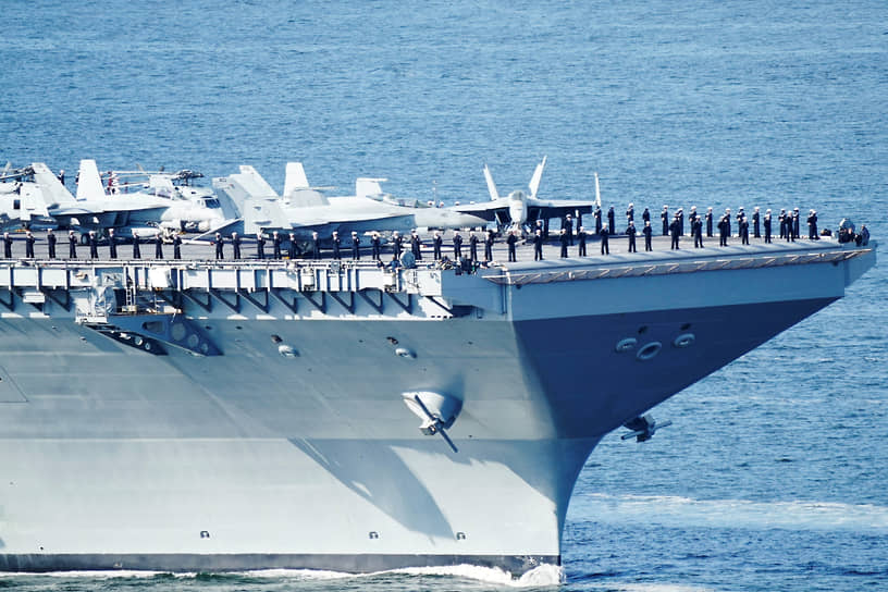 США перебрасывают в Восточное Средиземноморье авианосную ударную группу во главе с авианосцем Gerald Ford

