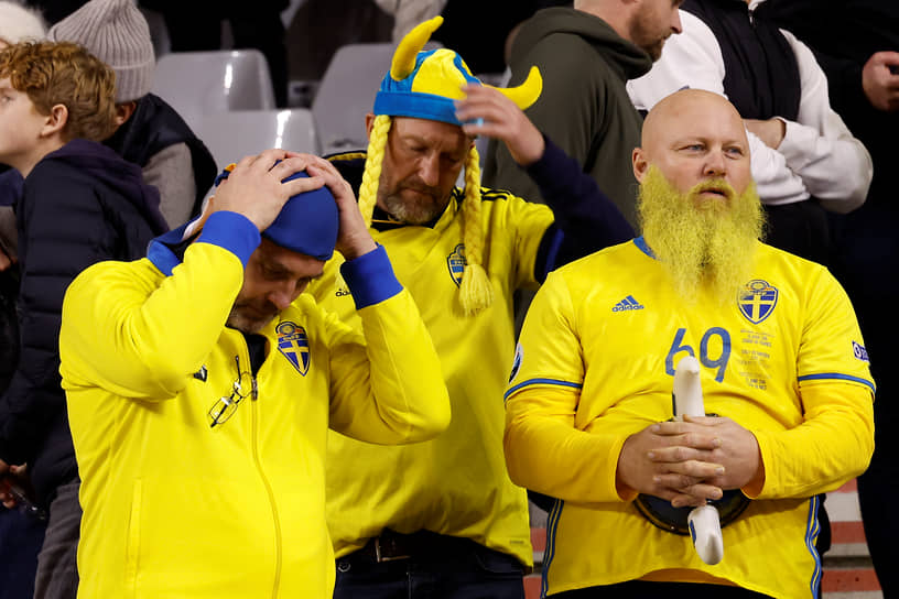 Зрителям, пришедшим на матч Бельгия—Швеция, пришлось несколько часов ждать, пока их выпустят с трибун