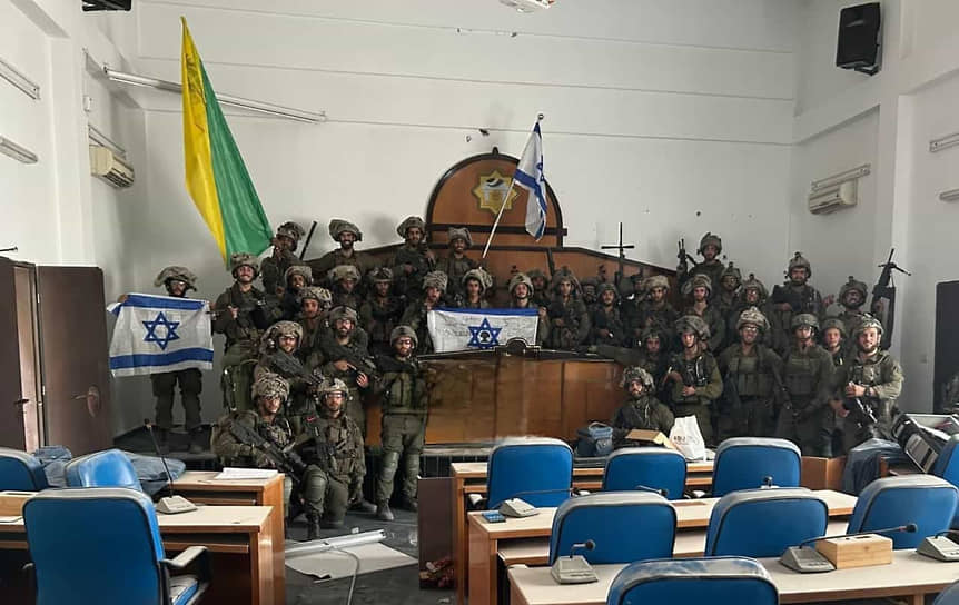 Бойцам бригады «Голани» Армии обороны Израиля удалось взять под контроль большинство мест в парламенте сектора Газа