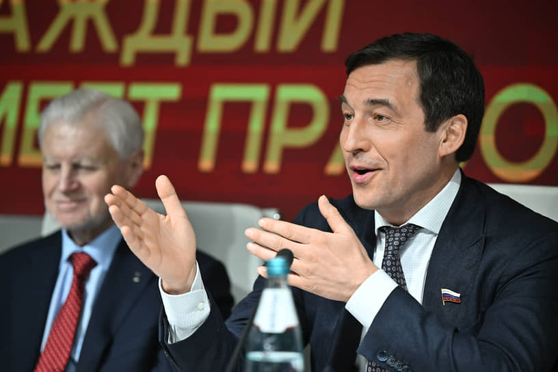Сергей Миронов (слева) и Дмитрий Гусев полны оптимизма по поводу перспектив СРЗП на осенних выборах в Мосгордуму