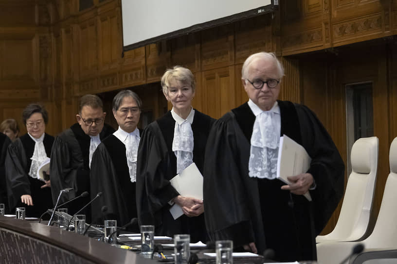 Комментируя решение судей Международного суда ООН (на фото), в МИД РФ констатировали, что «Киев сам себя посадил на скамью подсудимых»