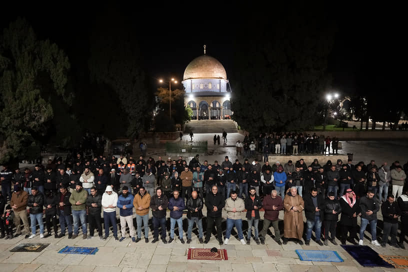 Мусульмане в Иерусалиме, 10 марта 