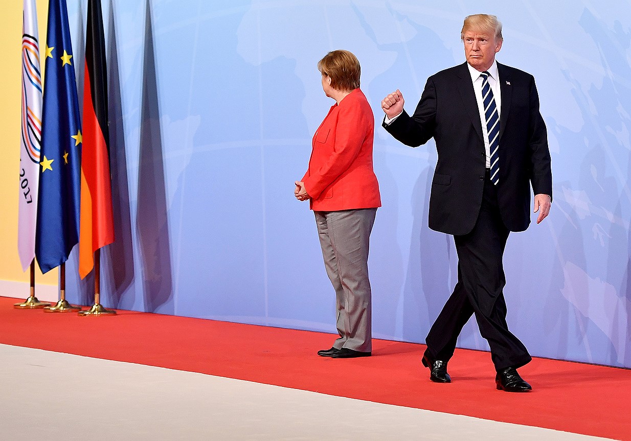 Во время последнего визита в США Ангеле Меркель и Дональду Трампу удалось договориться отнюдь не по всем вопросам 
