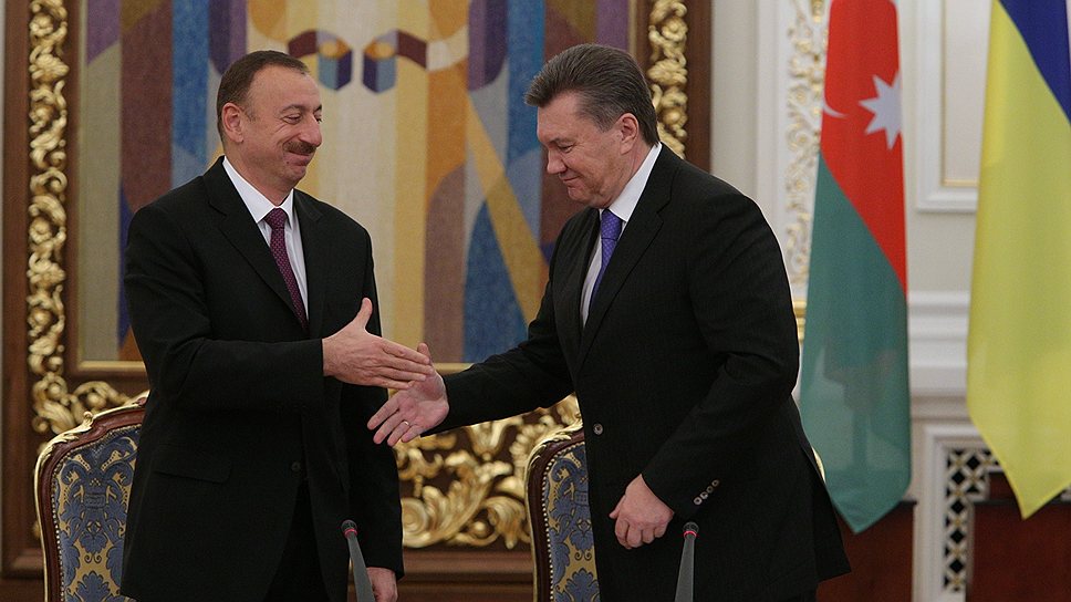 Ильхам Алиев (слева) и Виктор Янукович определились с объектом, где интересы Азербайджана и Украины могут совпасть