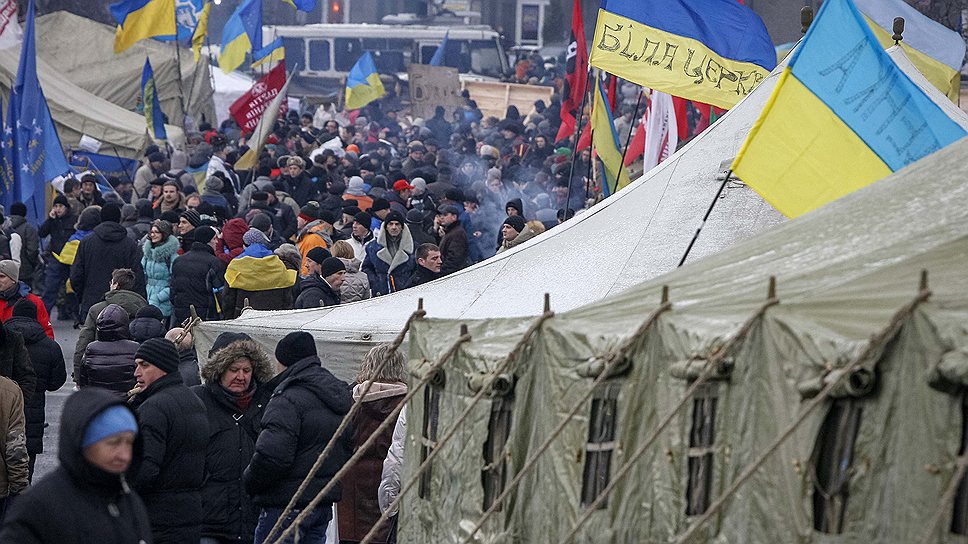 В Киеве прошли массовые акции против действующего политического режима