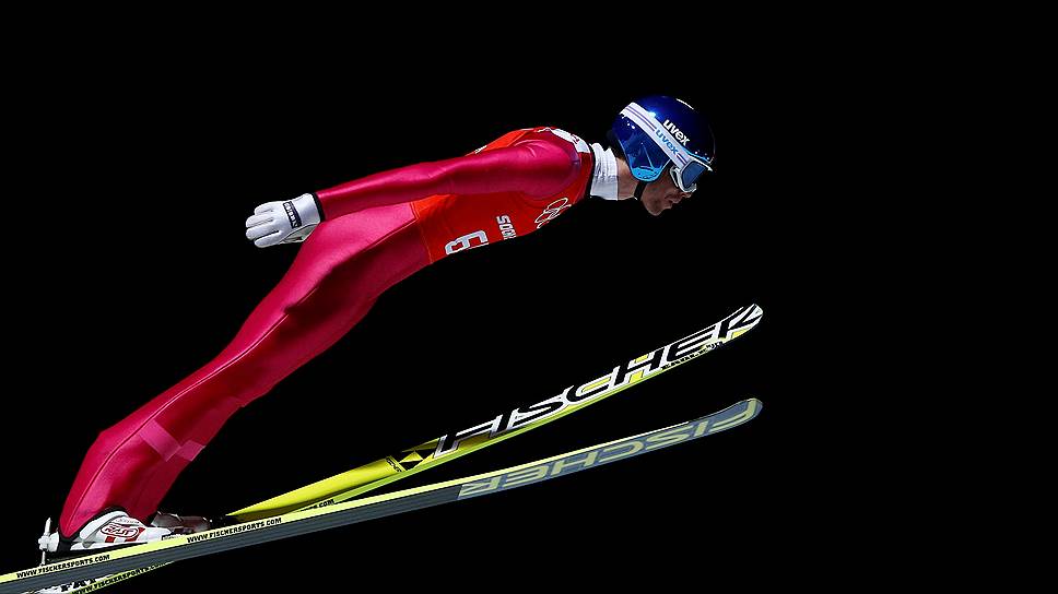 Прыжки на лыжах с трамплина. Мужской личный старт, финал. Андерс Бардаль (Норвегия), бронза