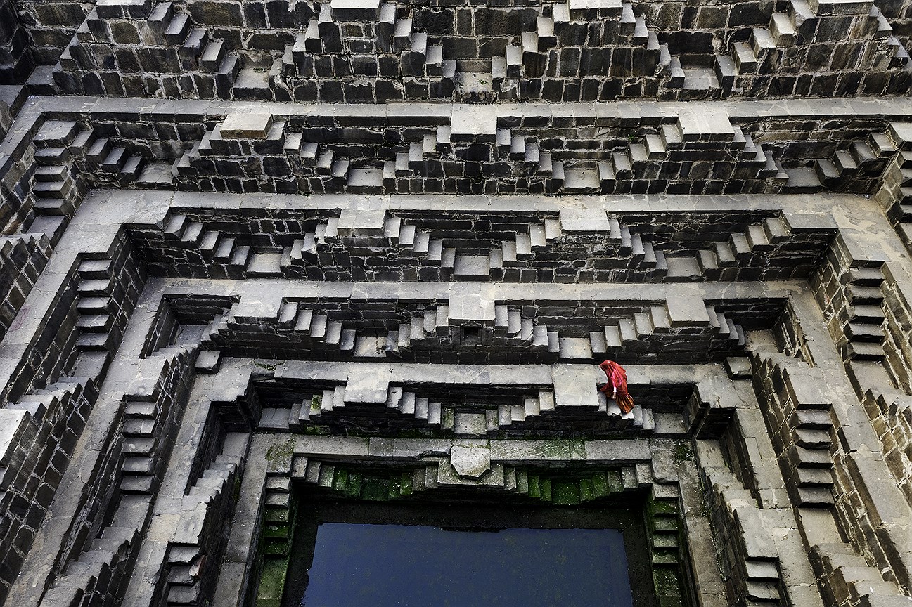 Ступенчатый колодец Чанд Баори, Индия