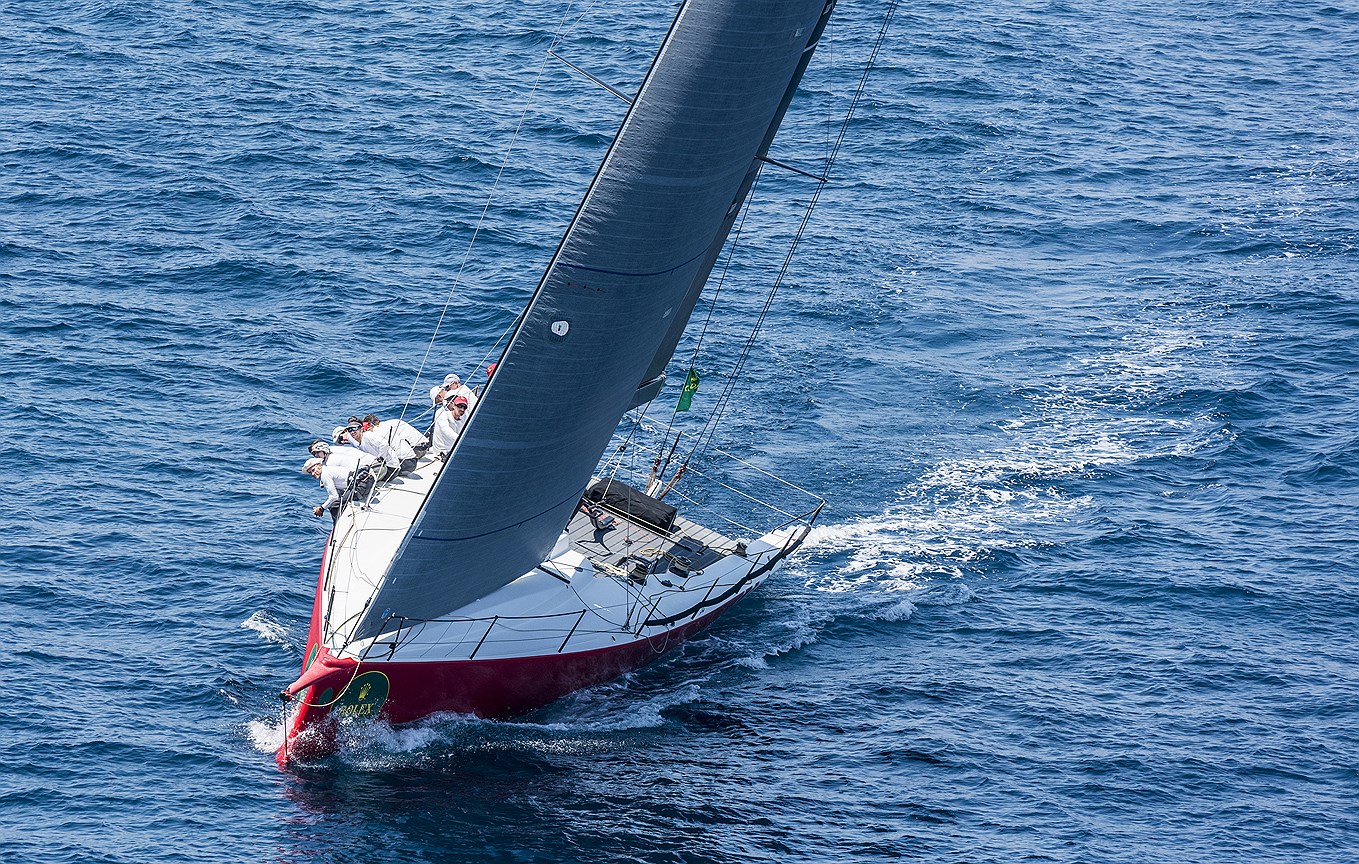 Победитель - команда Freccia Rossa на яхте TP52
