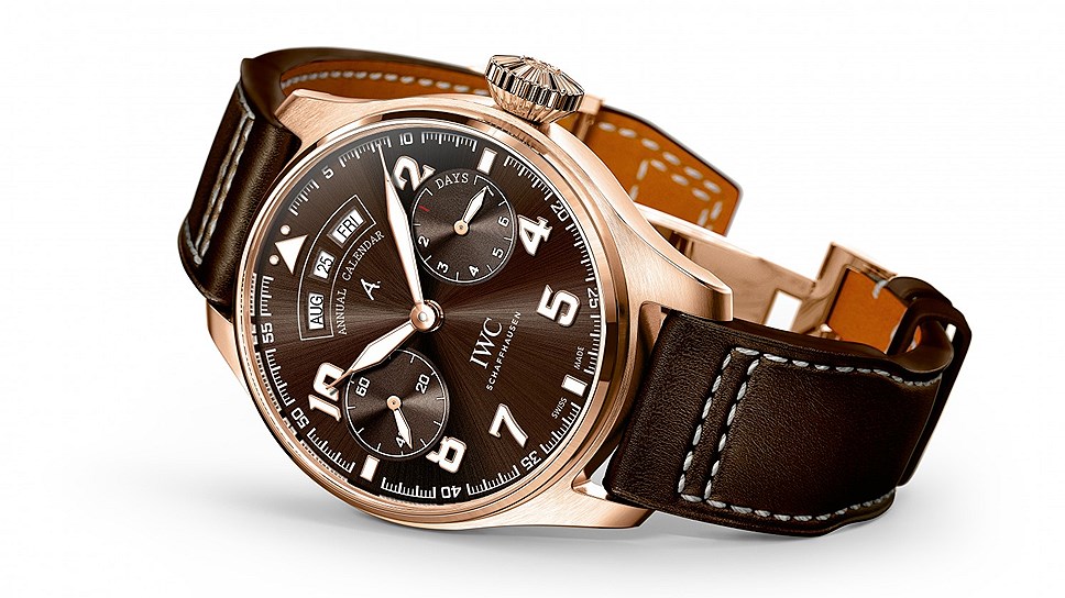 Часы Big Pilot’s Watch Annual Calendar Edition Antoine de Saint Exupery из розового золота, IWC
