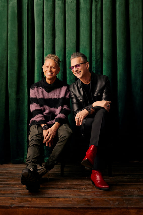 Мартин Гор и Дэйв Гаан в часах Hublot Spirit of Big Bang Depeche Mode