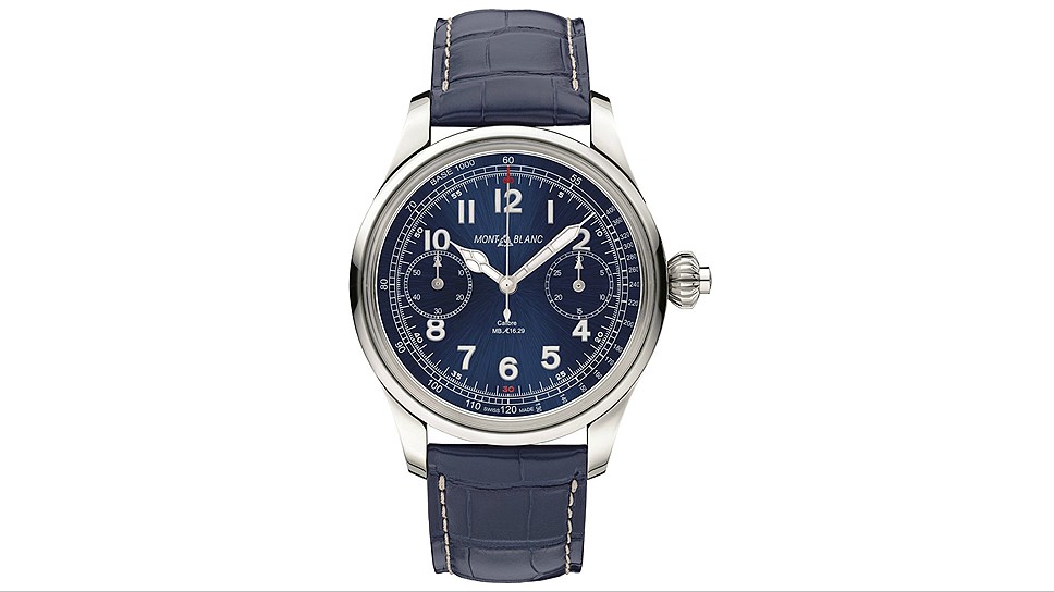 Montblanc 1858 Chronograph Tachymeter Blue Limited Edition 100