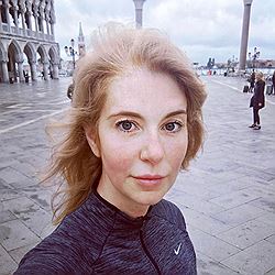 Дарья Лисиченко на пробежке в Венеции