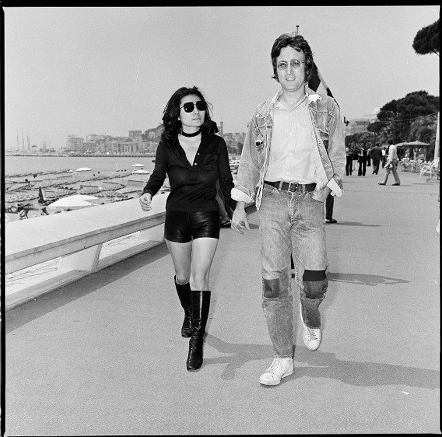 Йоко Оно и Джон Леннон, 1971
